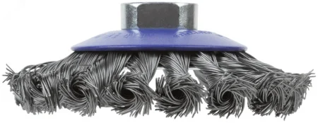 Щетка для УШМ М14 0,5х100мм крученая проволока, тарелка, блистер Cutop Profi 82-905 *1