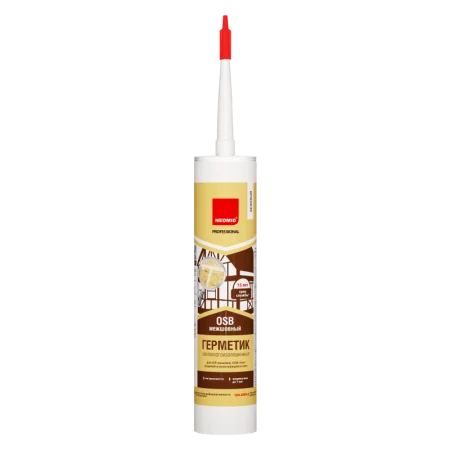 Герметик строительный для OSB-плит и деревянных поверхностей Neomid бежевый 310 мл