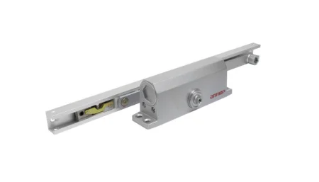 Доводчик дверной АЛЛЮР COMFORT ДД 168/3-4 AH-S (до 100 кг) серебро RAL9006, со скользящей тягой 16683 *1