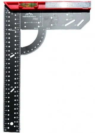 Угольник универсальный Profi для маркировки, cталь, УФ-печать+ABS, толщина 1,7мм VertexTools 3046-15