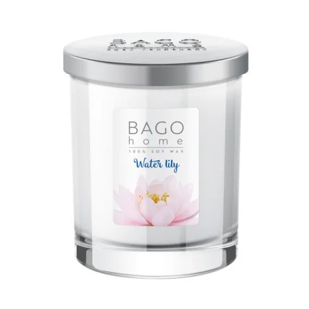 Свеча ароматическая в стекле 132гр Водяная лилия BGH0216 BAGO home *1