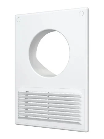 Решетка вентиляционная 185х254мм разъемная фланец D100/60х120 1825РУ10Ф (Era)