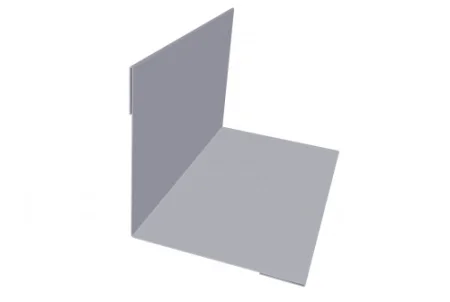 Планка угла внутреннего 50х50х3000мм оцинкованная 0,40мм К-504