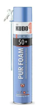 Пена монтажная бытовая полиуретановая всесезонная KUDO HOME 50+ (KUPH10U50+) *1/12/840