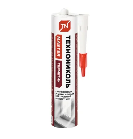 Герметик силиконовый универсальный бесцветный картридж 280мл (Технониколь) 672204