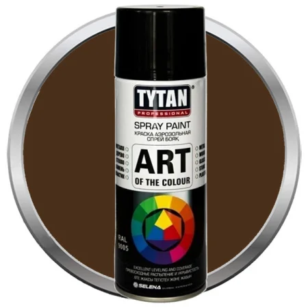 Краска аэрозольная Tytan Professional Art of the colour 400мл коричневая 8017 93748