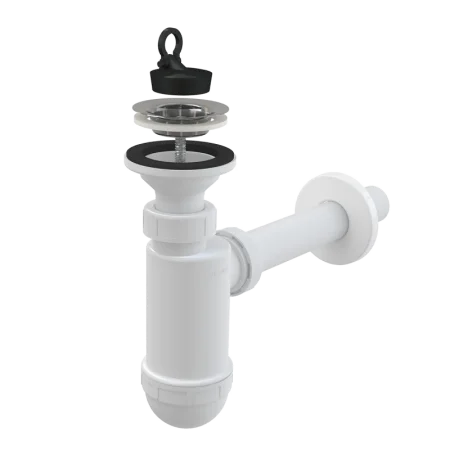 Сифон бутылочный 1 1/4"х32 A410 (AlcaPlast) *1