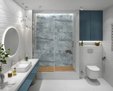 Керамогранит GlobalTile Moonlight_GT GT408013616MSR11 400х800х8,3мм 1уп=1,6м2 (5шт) синий