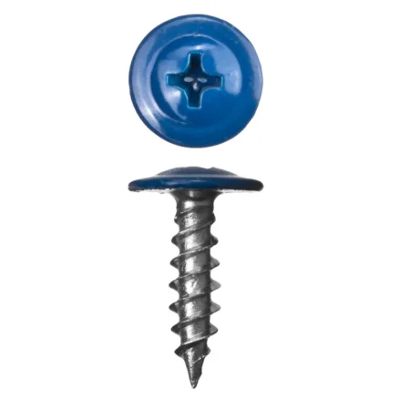 Саморез с прессшайбой, острый, для крепления металла RAL5005 4,2х16 уп. - 20 шт. SteelRex