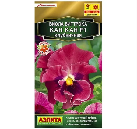 Виола Кан Кан F1 клубничная  7шт (Аэлита) R4120  1