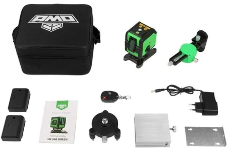 Уровень лазерный LN 2D-360 Green AMO 851674