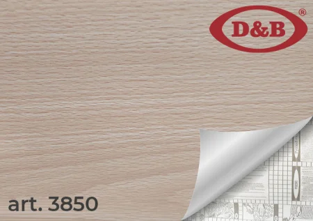 Пленка самоклеящаяся D&B 0,45*8м  дерево светлое 3850 *1/20