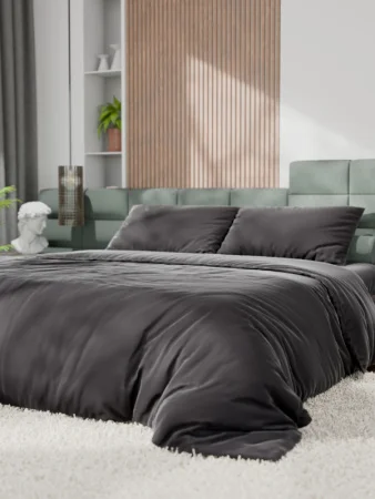 КПБ Этель Евро Tencel 200*220см, 230*245см, 50*70см-2шт, цв.чёрный 10655074