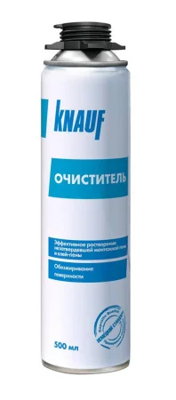 Очиститель монтажной пены и клей-пены 500мл 739472 (Knauf)  12