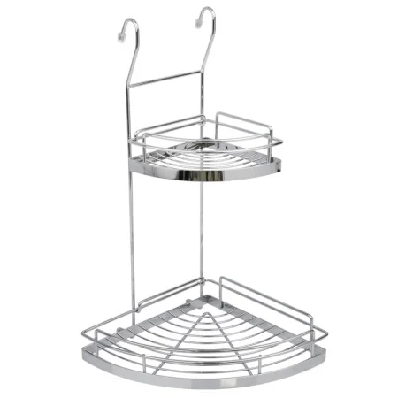 Полка угловая двухъярусная, хром MX-422