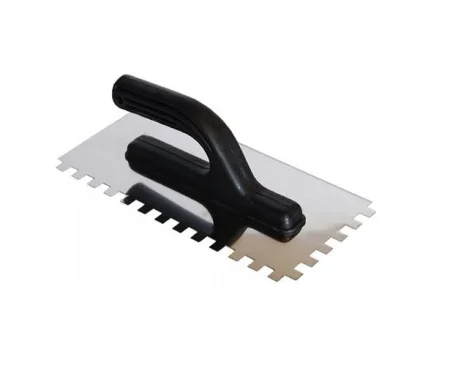 Кельма зубчатая 6х6мм, нерж.сталь, 270x130мм, пласт. ручка Color Expert 94060610 *1