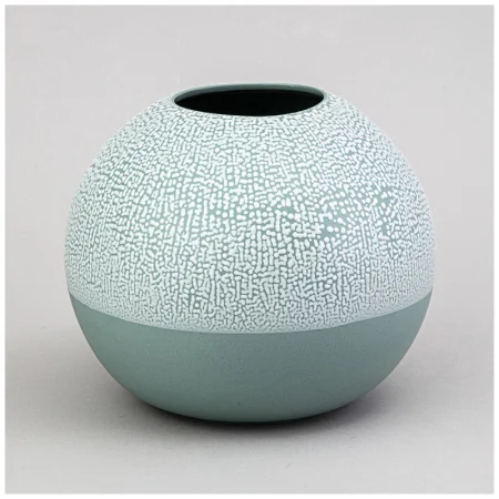 Ваза "Жемчужина" 18х18х16см цвет: мятный 374-156 *1