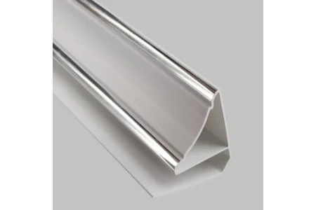 Плинтус потолочный ПВХ, СЕРЕБРО Люкс 3м.