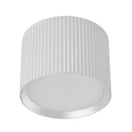 Светильник потолочный Feron HL458 Barrel ARIA 12W, 230V, GX53, серебро