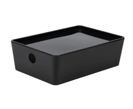 Контейнер VERSA S, 3 л. с крышкой, цвет прозрачный черный