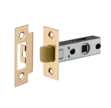 Защёлка врезная Ajax PLASTLP45-8 SSG сатин.золото 60115*1