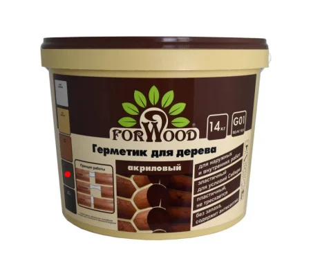 Герметик для дерева ВДАК-1501 сосна 14 кг