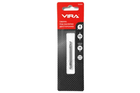 Сверло двустороннее под заклёпки 4х55х14мм Vira 554340 *1