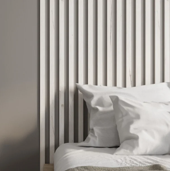 Рейка интерьерная МДФ Stella Бриона Дуб Санремо Белый 16х40х2700мм