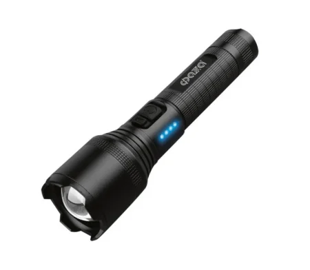 Фонарь светодиодный ручной с фнкцией ZOOM ФАZА AccuF1-L15WZ-bk (черн.) ФАZА