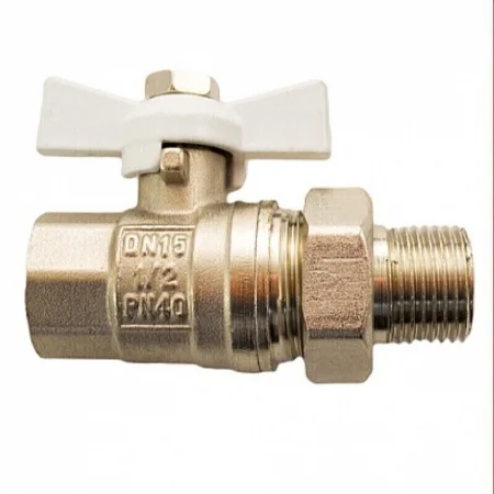 Кран шаровой STI накидная гайка бабочка 15 *10/100