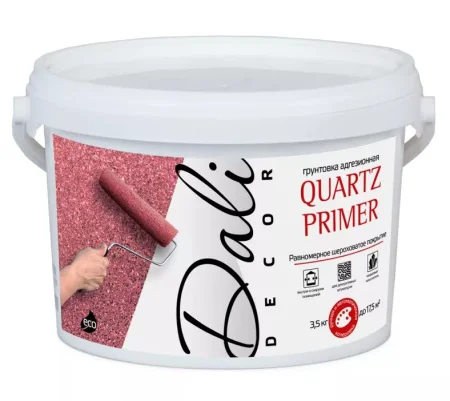 Грунтовка адгезионная акриловая Dali-Decor QUARTZ PRIMER 3,5кг