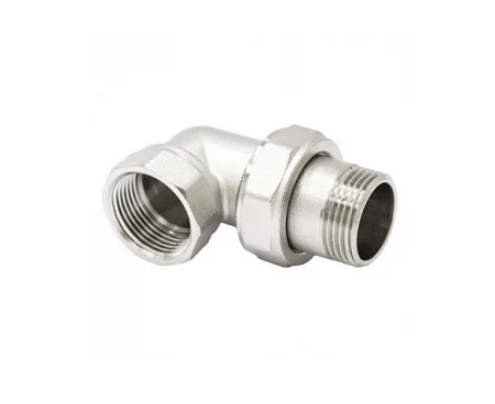 Соединитель угловой 1/2" никелир. *10/120