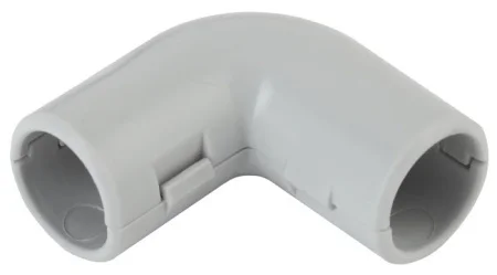 Угол соед. д/трубы D16мм 90 гр. (упак 10 шт) серый Б0036834 (Эра) *10/400/9600