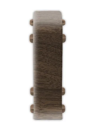 Соединитель для плинтуса 293 Орех темный 55мм Лексида