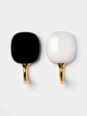 Набор крючков "Gold" (упак 2 шт) самоклеящиеся 7,3х3,5х4см 10699942 (LaDо́m) *1