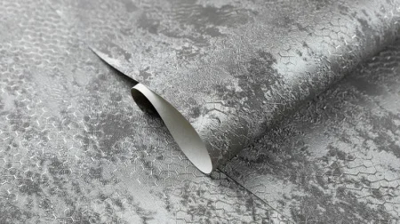 Обои горячего тиснения Аспект 10,05х1,06м Кайра серый 70671-44 *1/6