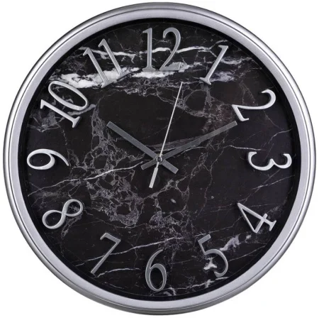 Часы настенные "Lovely Home" d=36см темный мрамор 220-293 *1/6