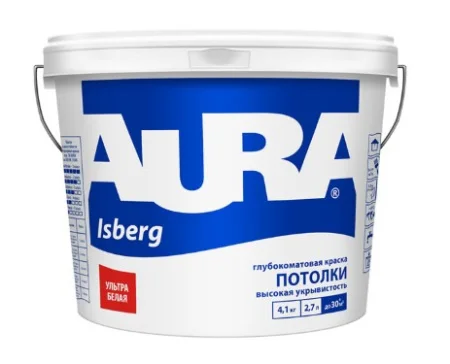 Краска AURA Isberg для потолков 2,7л