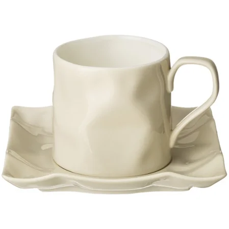 Чайная Пара Lefard "Раффл"  220 Мл Молочная (Кор=36Наб.)