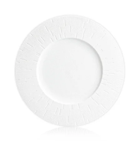 Тарелка десертная Esprado "Barcode" 20,6см белая фарфор BRCL021WE301 *1