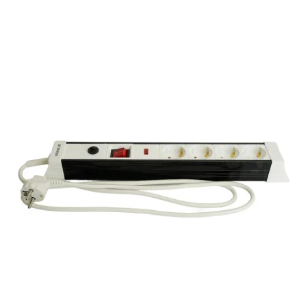 Удлинитель с сетевым фильтром 4х5м с/з 3x1мм2 250В, 16А Techno, белый HM22-41-05 Stekker *1