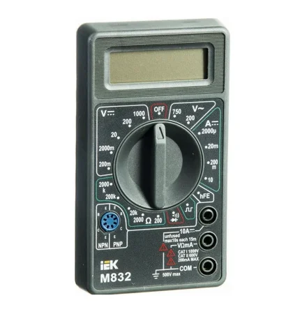 Мультиметр цифровой Universal M832 TMD-2S-832 (IEK)  1