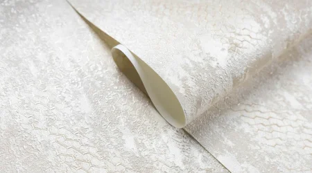 Обои горячего тиснения Аспект 10,05х1,06м Кайра белый бежевый 70671-12 *1/6