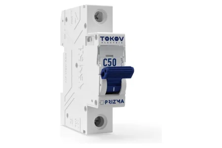 Выключатель автомат. модул. 1п C 50А 6кА PRIZMA TKE-PZ60-MCBI-1-50-C (Tokov Electric) *1