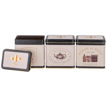 Набор Емкостей Для Хранения "English Breakfast" Из 3-Х Штук, 8Х12Х12 См, 1Л