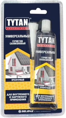 Герметик силиконовый универсальный Professional прозрачный 85мл 22605 (Tytan)