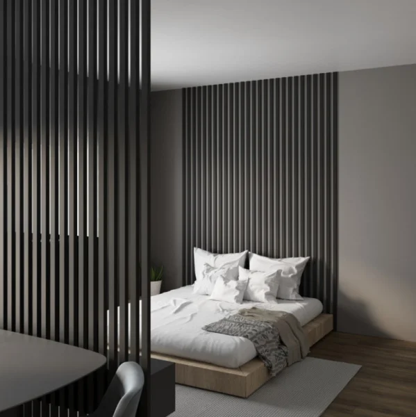 Рейка интерьерная МДФ Stella Бриона Black Edition 16х40х2700мм