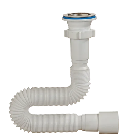 Сифон гофрированный 1 1/2"х40/50 L470-1250мм А-3013 (Орио) *50