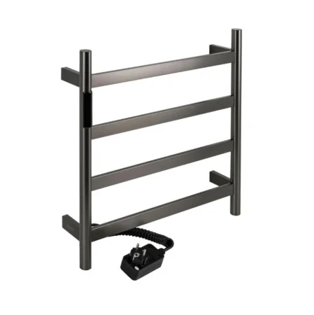 Полотенцесушитель элек. "KRAFTTE" графит лесенка на 4 перекладины из нерж. стали с таймером 475х505х90мм 75W 44040 (Санакс) *1