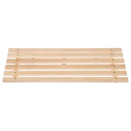 Полка с вешалкой 3 рожка 60х28х10см липа Банные штучки 32008